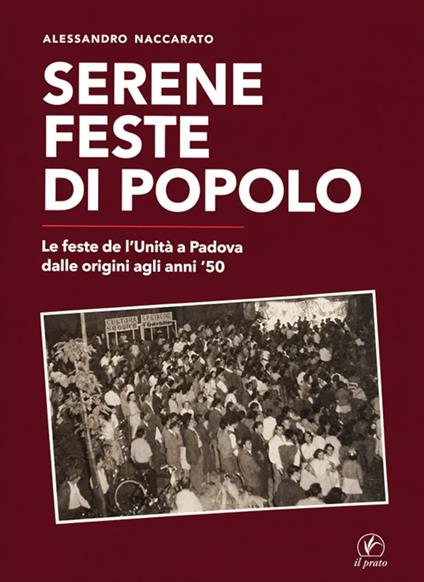 Copertina originale di Serene feste di popolo